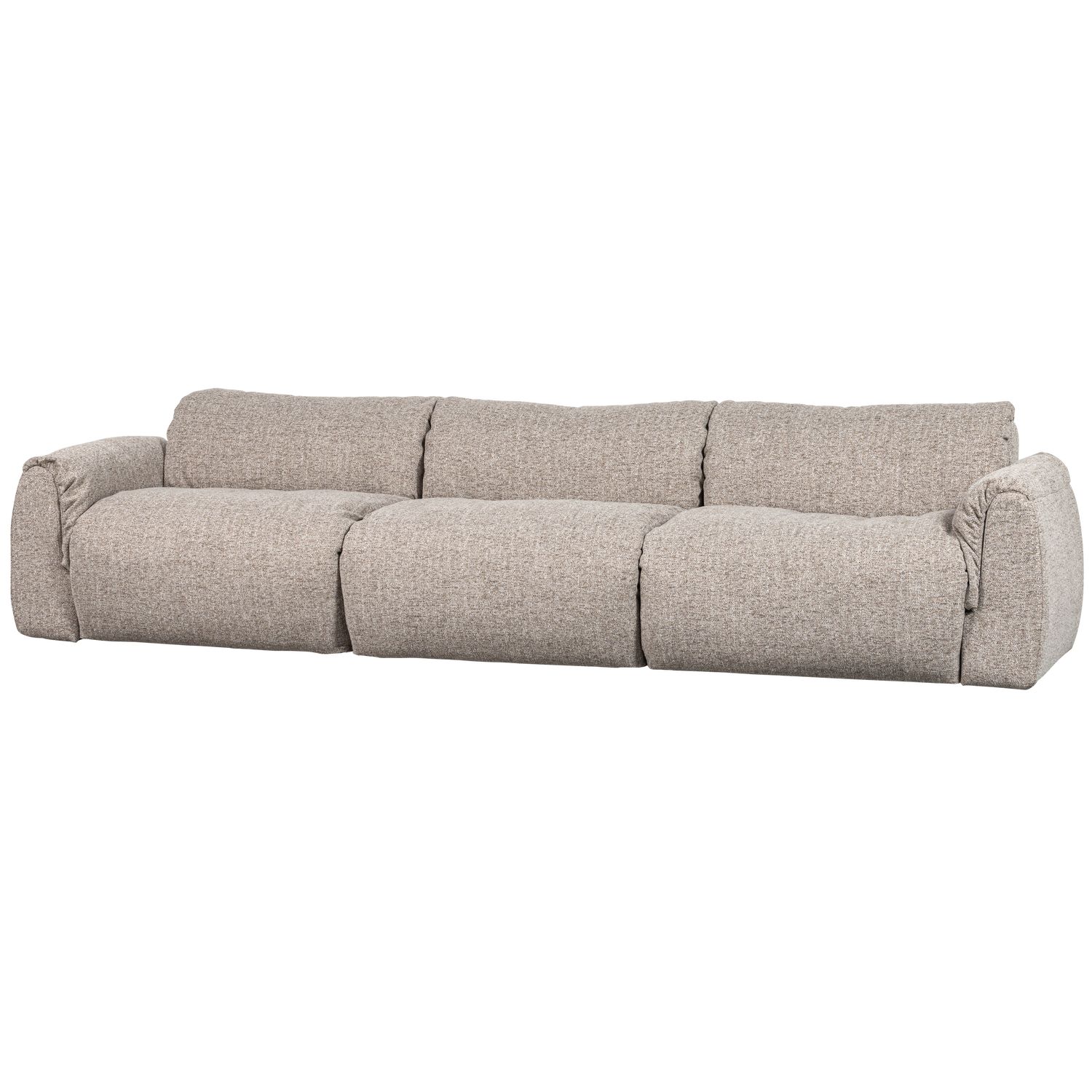 BAGGY 3-SITZER RECHTS WEBSTOFF NATUR MELANGE 377531-NM