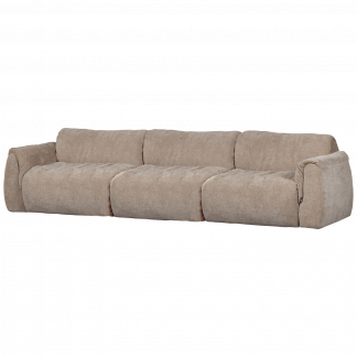 BAGGY 3-SITZER RECHTS 3D CHENILLE SAND 377531-SA