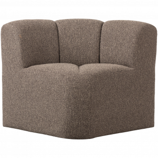 MOJO ESSBANK ECK MIT RUCKENLEHNE BOUCLE BRAUN MELANGE 377533-BM