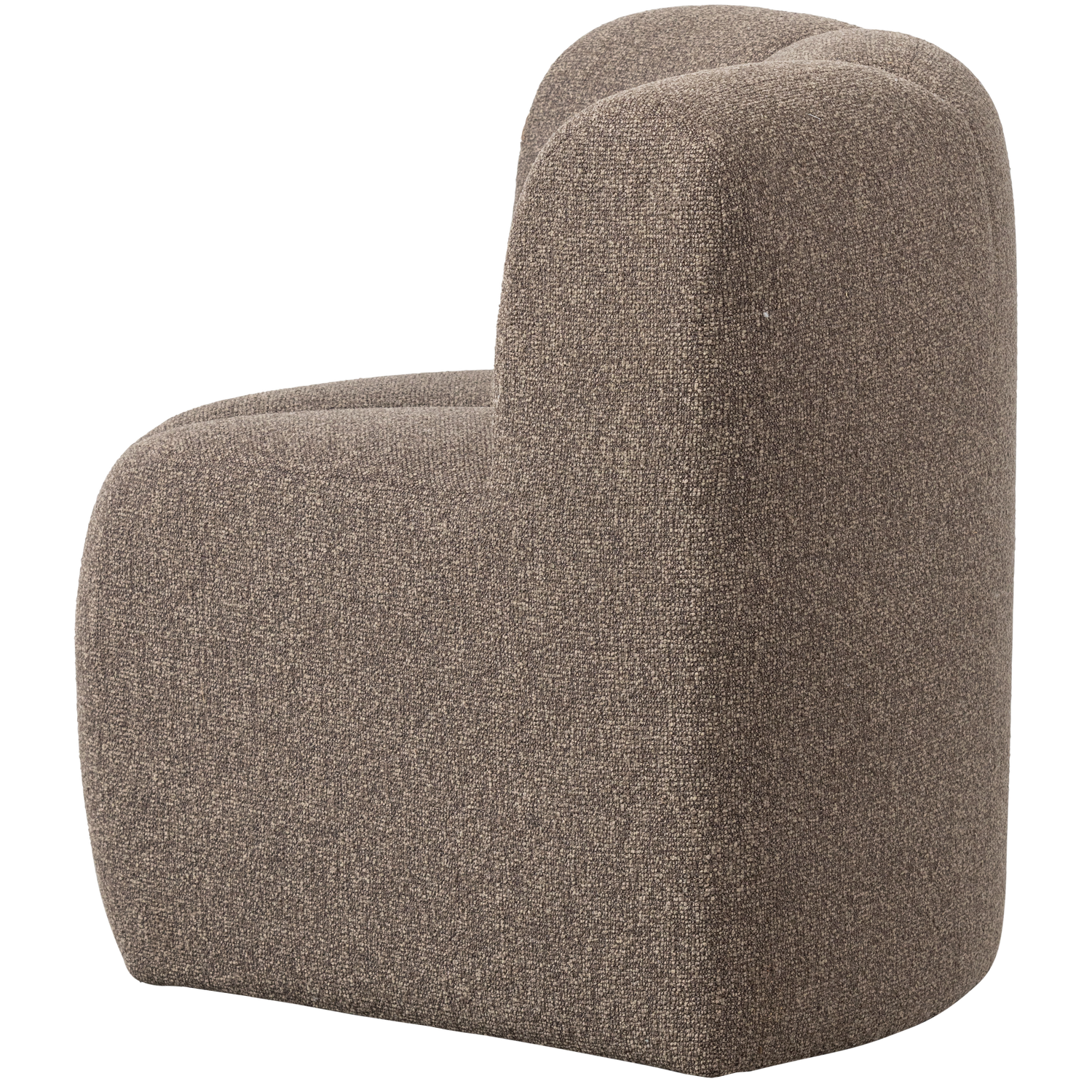 MOJO ESSBANK ECK MIT RUCKENLEHNE BOUCLE BRAUN MELANGE 377533-BM – Bild 4