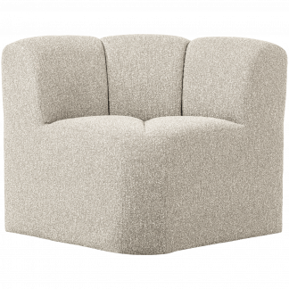 MOJO ESSBANK ECK MIT RUCKENLEHNE BOUCLE BEIGE MELANGE 377533-EM