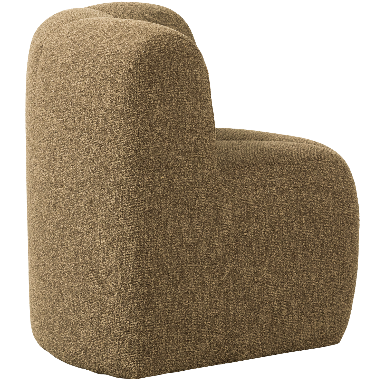 MOJO ESSBANK ECK MIT RUCKENLEHNE BOUCLE GELBBRAUN MELANGE 377533-GM – Bild 6