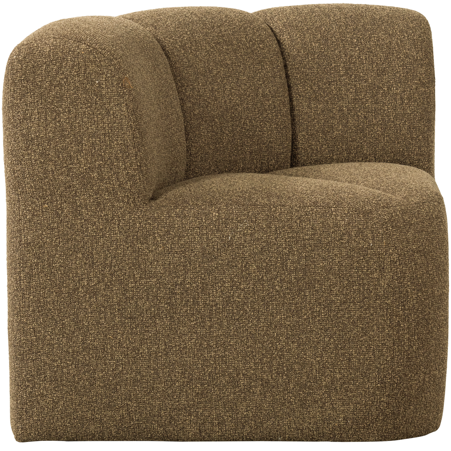 MOJO ESSBANK ECK MIT RUCKENLEHNE BOUCLE GELBBRAUN MELANGE 377533-GM – Bild 5