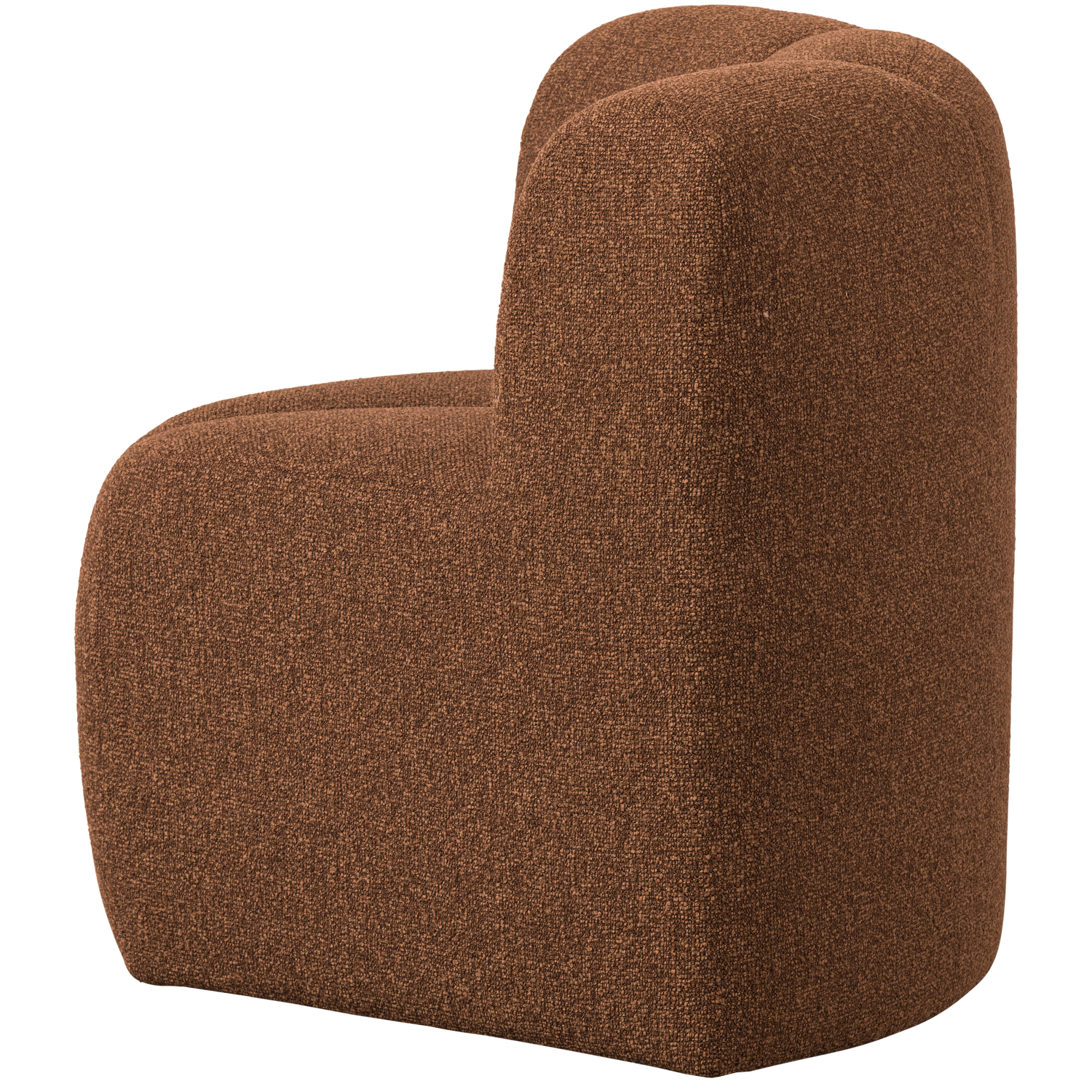 MOJO ESSBANK ECK MIT RUCKENLEHNE BOUCLE ROSTBRAUN MELIERT 377533-RM – Bild 4