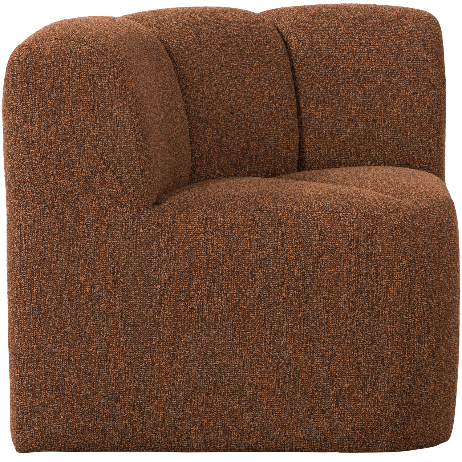 MOJO ESSBANK ECK MIT RUCKENLEHNE BOUCLE ROSTBRAUN MELIERT 377533-RM – Bild 3