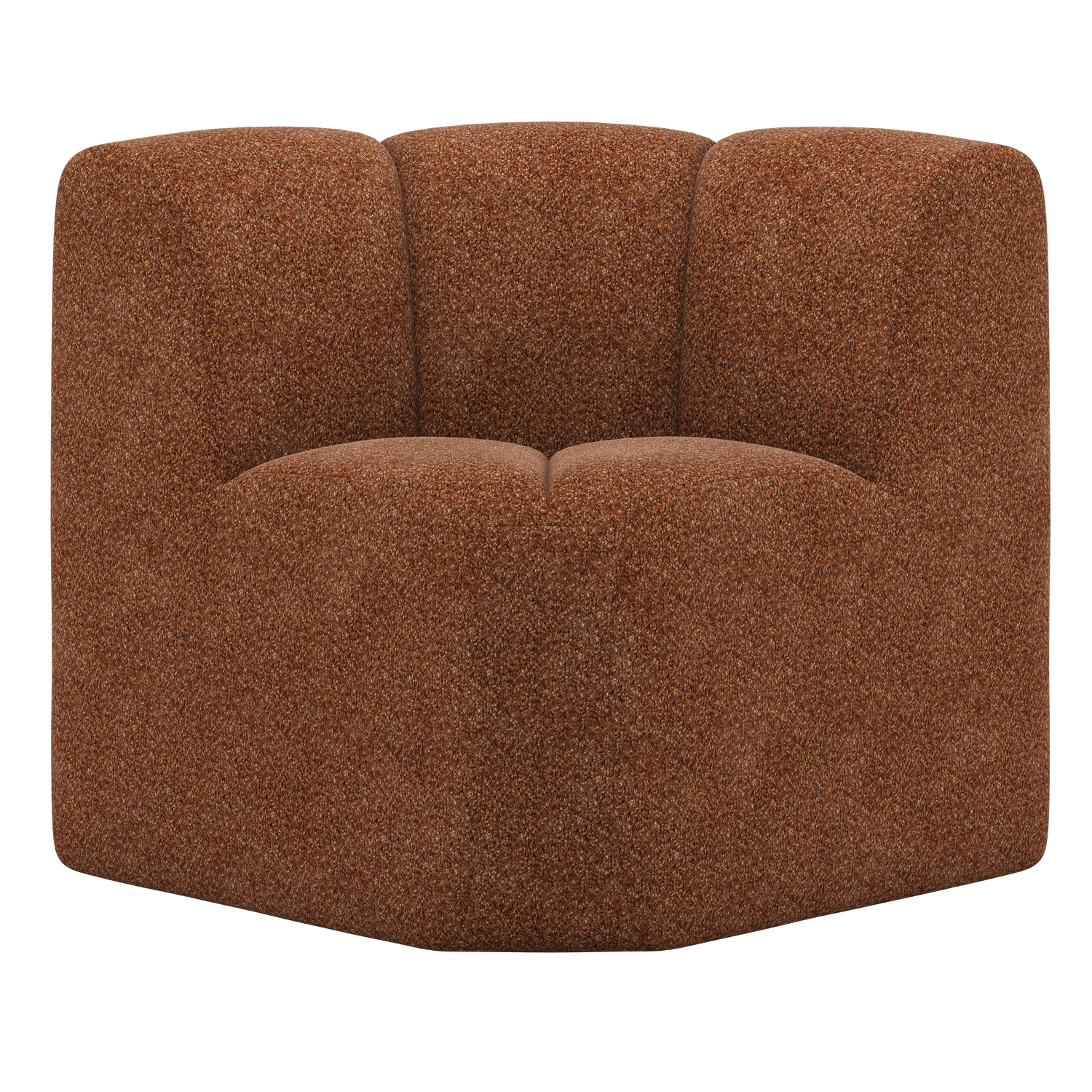 MOJO ESSBANK ECK MIT RUCKENLEHNE WOLLE RUSTBRAUN 377533-WR