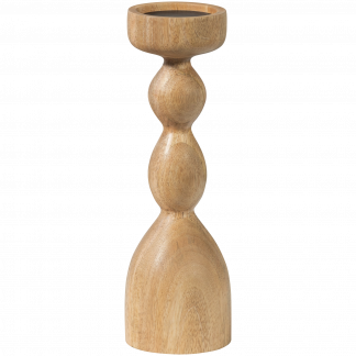 LISKE KERZENHALTER MANGO HOLZ NATUR 377542-N
