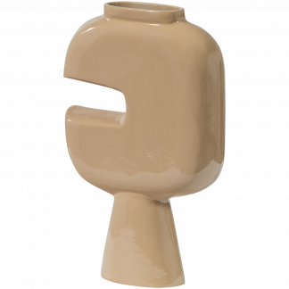 GIANNA VASE ALUMINIUM SAND 377543-Z