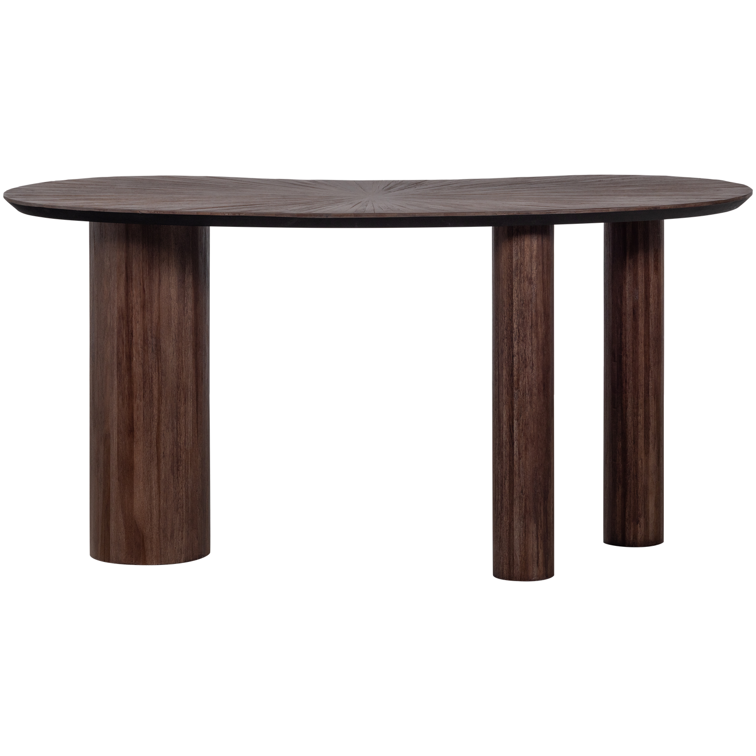 SUN ORGANIC BEISTELLTISCH SCHREIBTISCH TEAK BROWN 377583-B – Bild 7