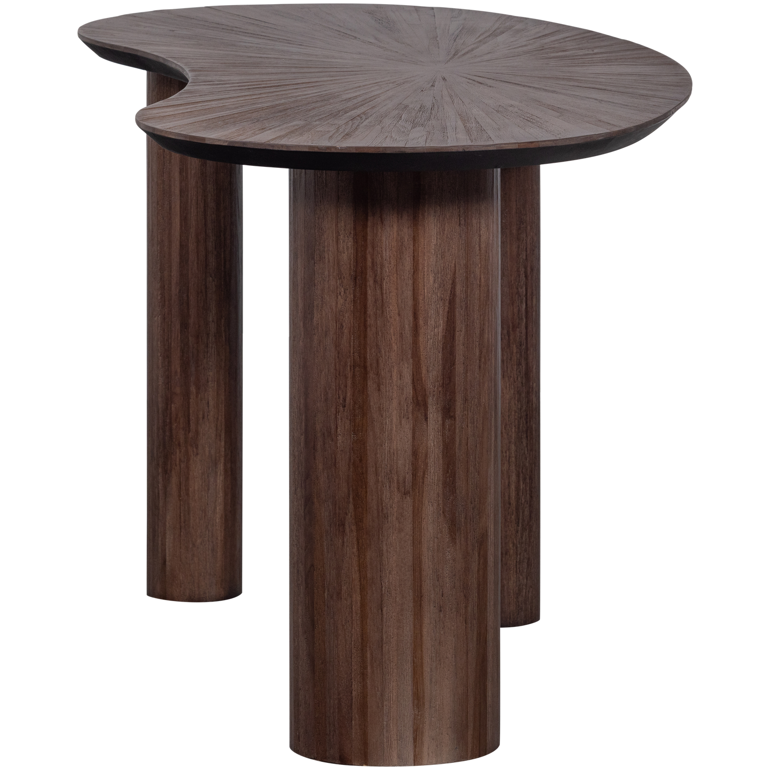 SUN ORGANIC BEISTELLTISCH SCHREIBTISCH TEAK BROWN 377583-B – Bild 6
