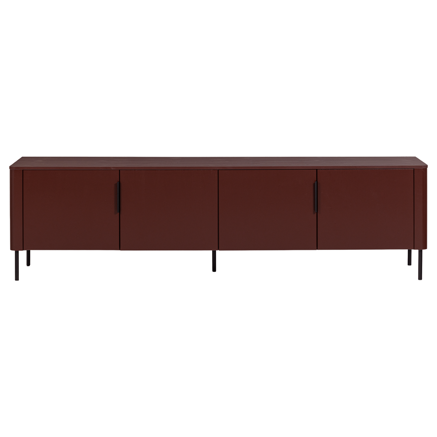 GUNNAR TV-MOBEL 200 CM KIEFER BORDEAUXROT [fsc] 377594-BR – Bild 4