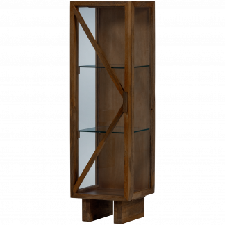 KELLA 1-TURIGER SCHRANK MANGO HOLZ BRAUN 377619-B