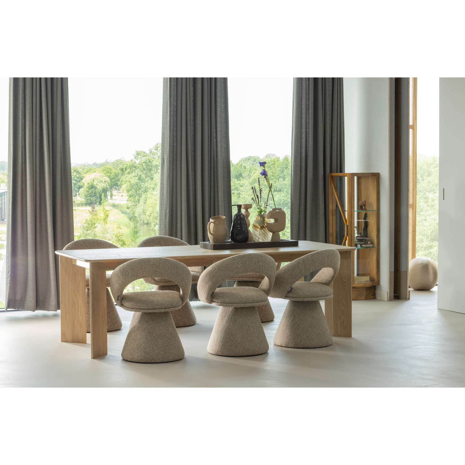 WINTER ESSZIMMER-DREHSTUHL NATUR MELANGE 377493-N – Bild 3