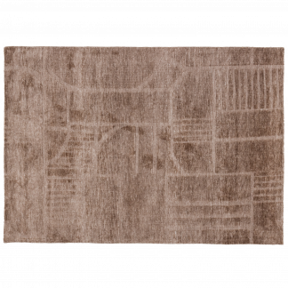 LOVI TEPPICH POLYESTER BAUMWOLLE TAUPE 170x240CM 377625-T