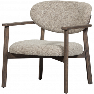 UDAR SESSEL NATUR MIT HOLZRAHMEN BRAUN 377626-D