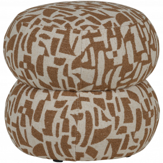 ANIC HOCKER GRAFISCHES MUSTER BRAUN 377630-B