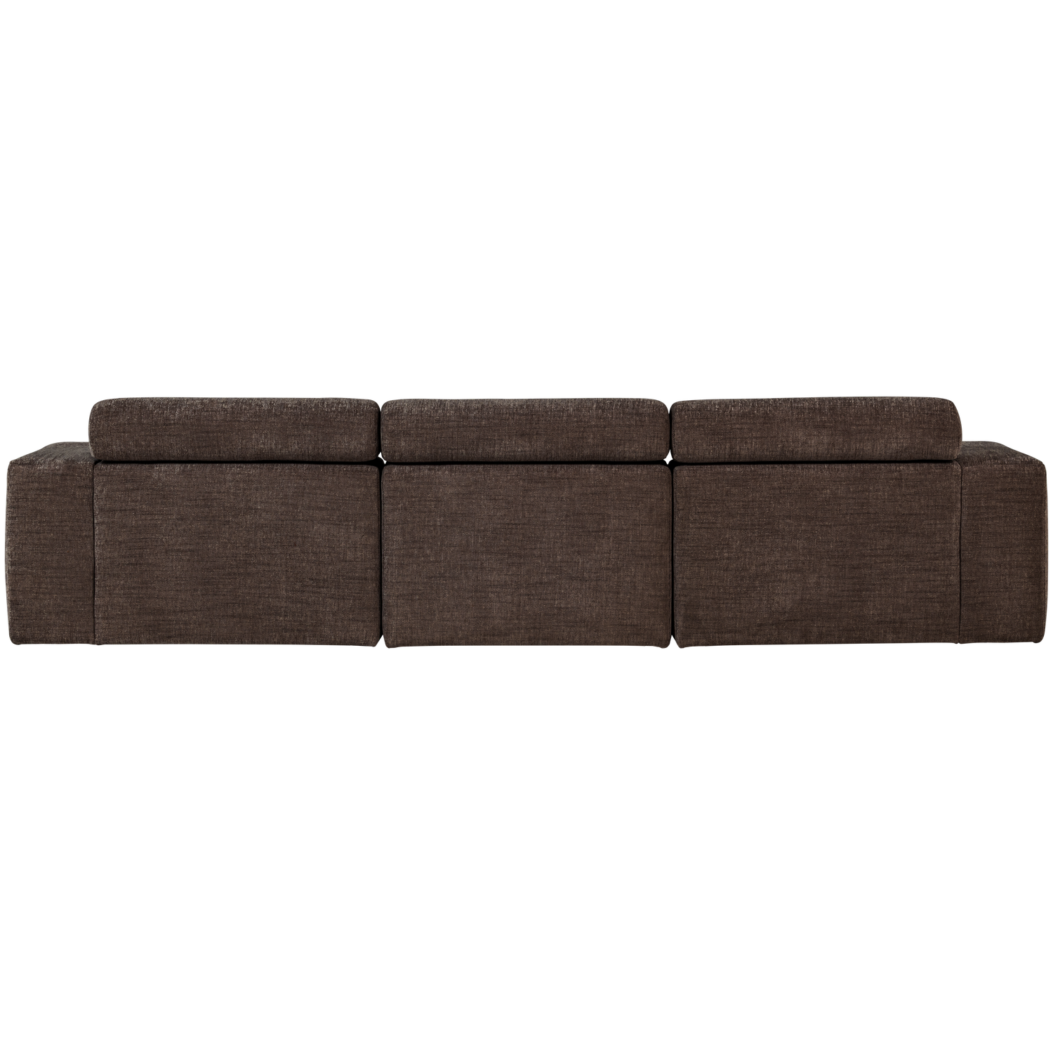 NOVI CHAISE LONGUE SOFA LINKS DUNKEL BRAUN MELANGE 377667-DM – Bild 4