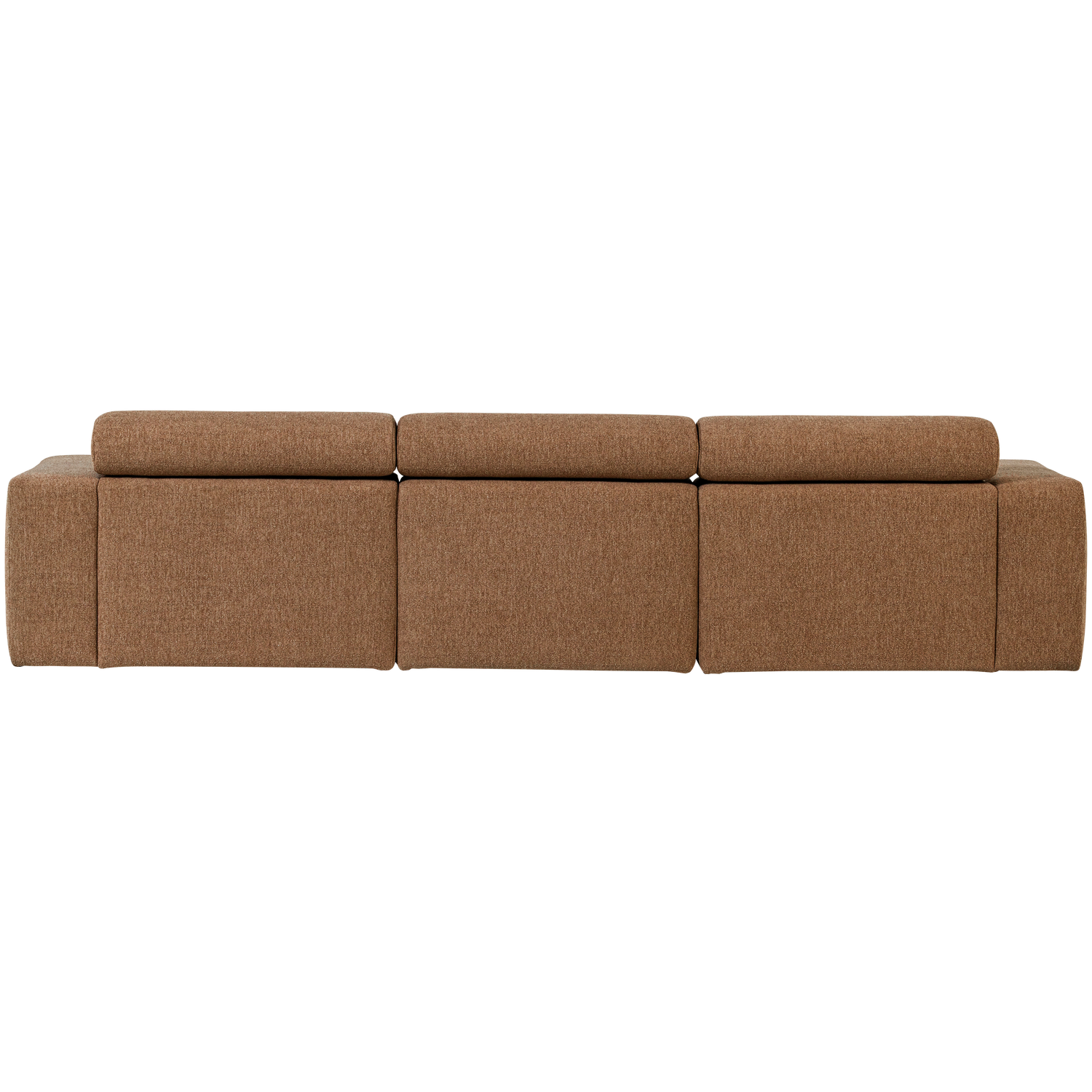 NOVI CHAISE LONGUE SOFA LINKS BOUCLE KARAMELBRAUN 377667-K – Bild 4