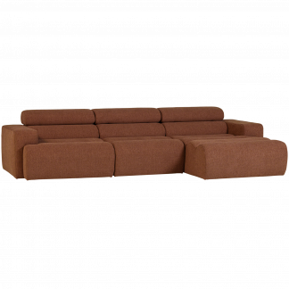 NOVI CHAISE LONGUE SOFA RECHTS BOUCLE TERRA 377668-E