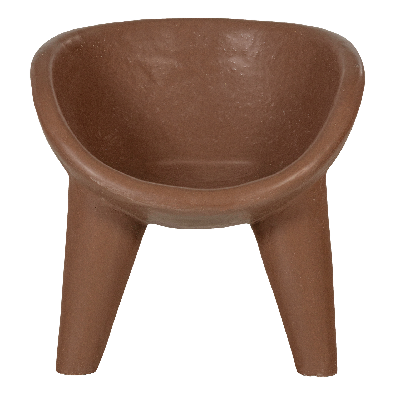 ORIO GARTEN LOUNGE SESSEL VERSTARKTES FASERPOLYMER ROT BRAUN 377700-R – Bild 3