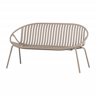 BRUCE GARTEN 2-SITZER BENCH PP METAL SAND 377706-Z