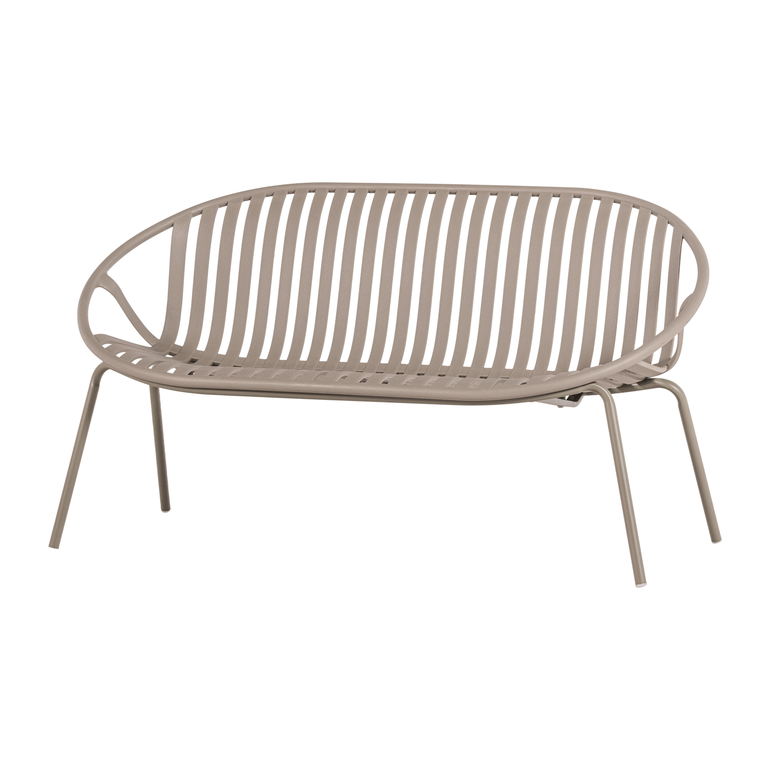 BRUCE GARTEN 2-SITZER BENCH PP METAL SAND 377706-Z