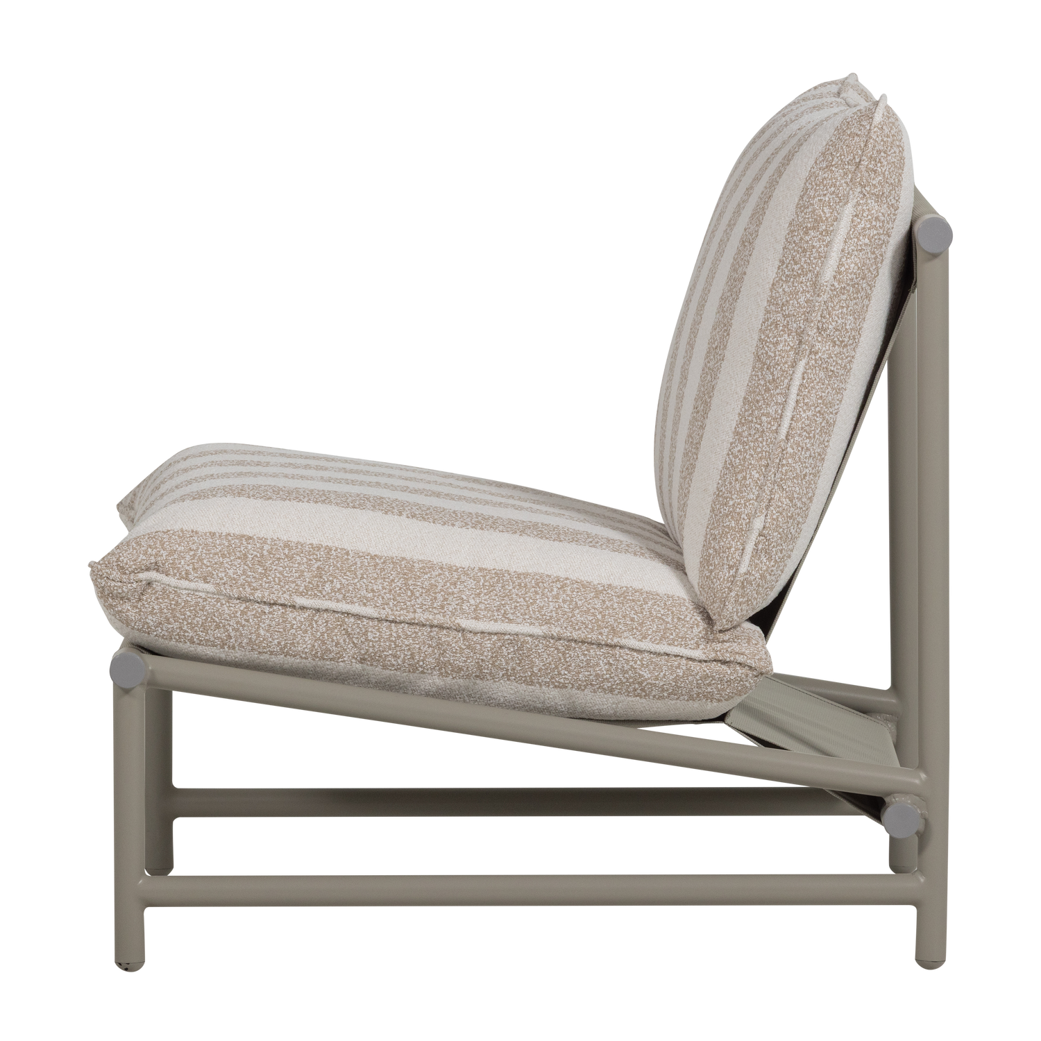 ELVO GARTEN LOUNGE SESSEL STREIFEN WEIss SAND 377709-S – Bild 6