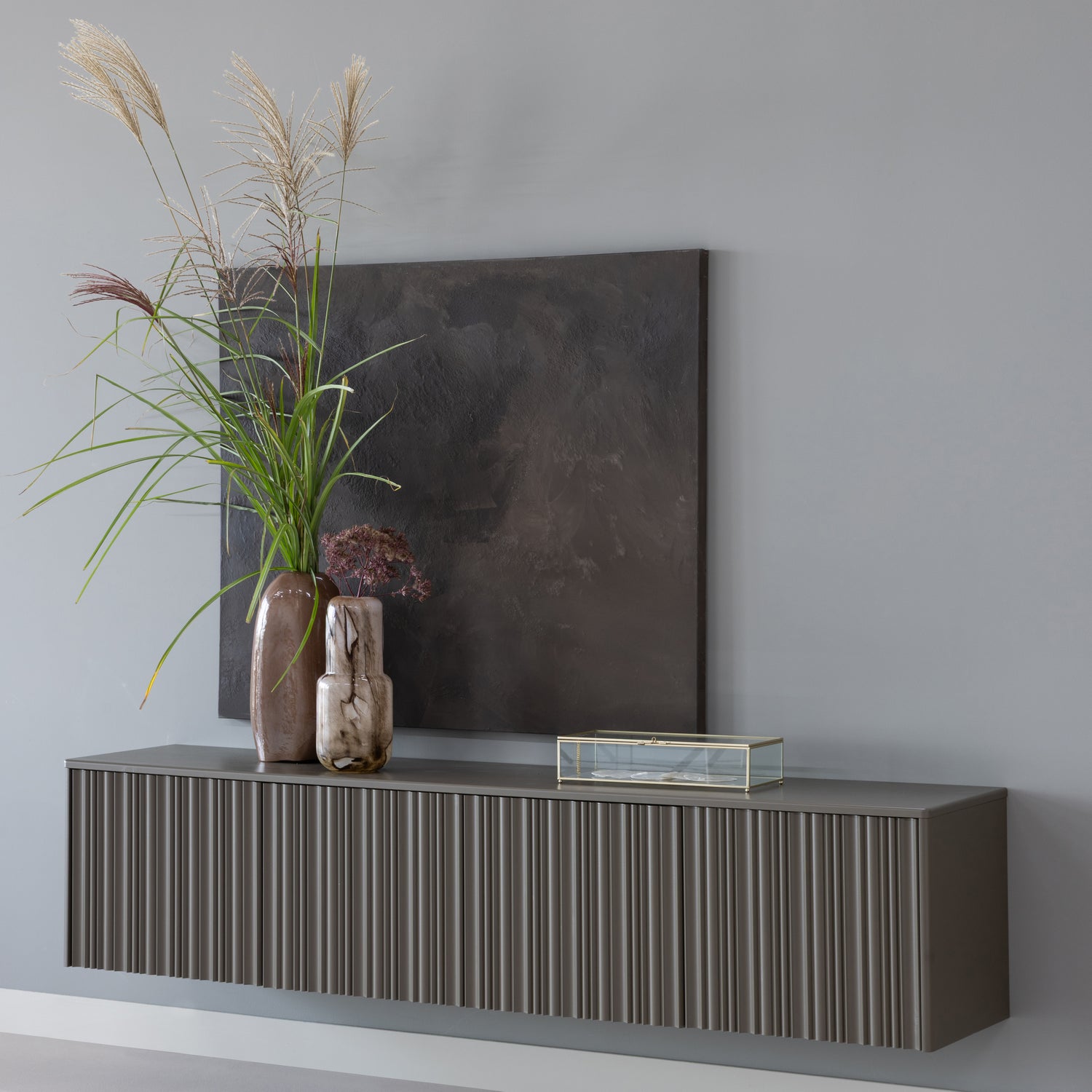 NOVA TV-MOBEL 200 CM KIEFER TRUFFLE BRAUN [fsc] 377732-TB – Bild 2