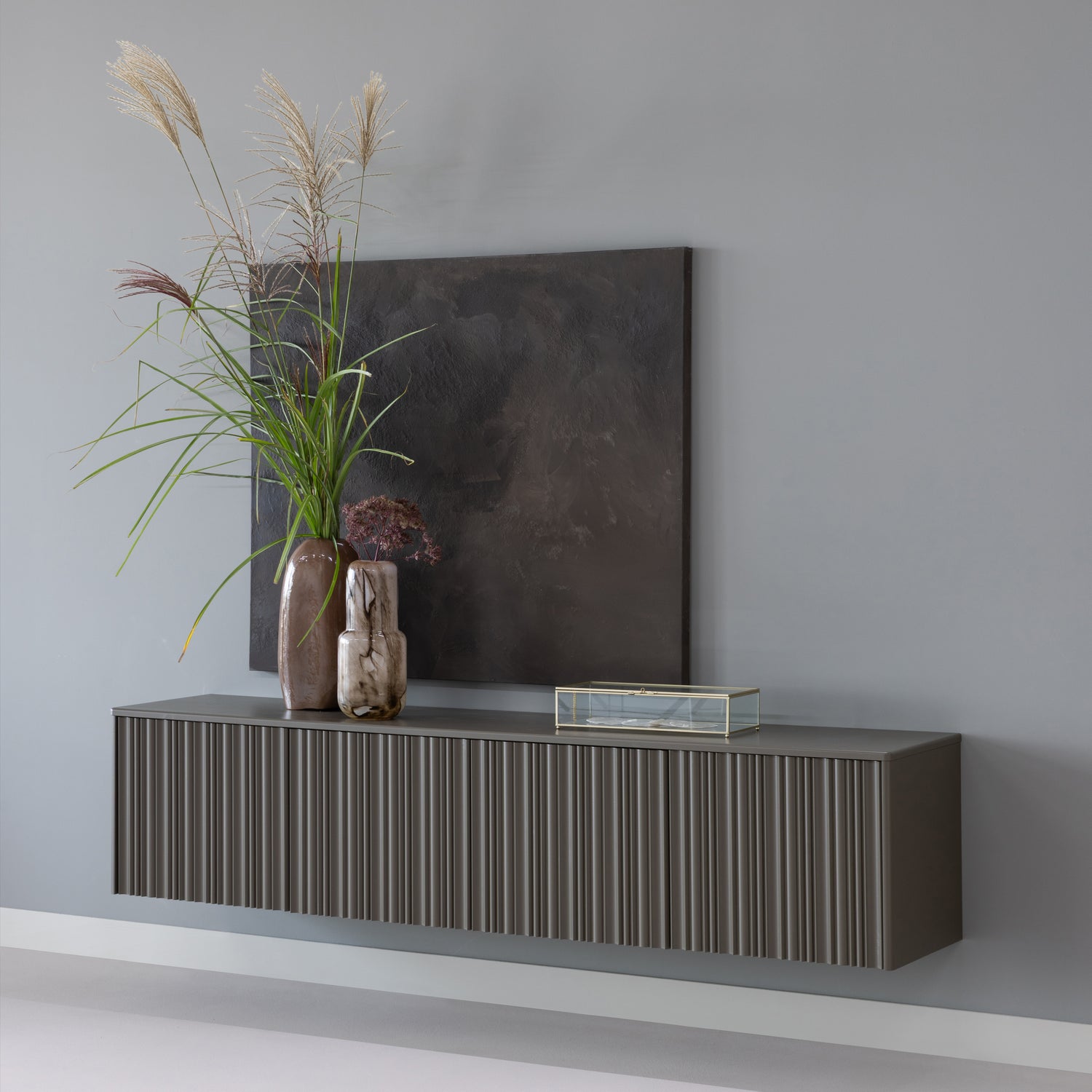 NOVA TV-MOBEL 200 CM KIEFER TRUFFLE BRAUN [fsc] 377732-TB – Bild 3
