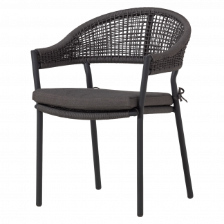 RILO GARTENSTUHL ALUMINIUM POLYESTER BROWN 377736-B
