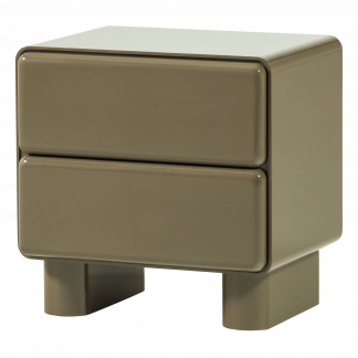 LUSTRA KOMMODE NACHTTISCH HOLZ GLANZ GRUN [fsc] 377760-G