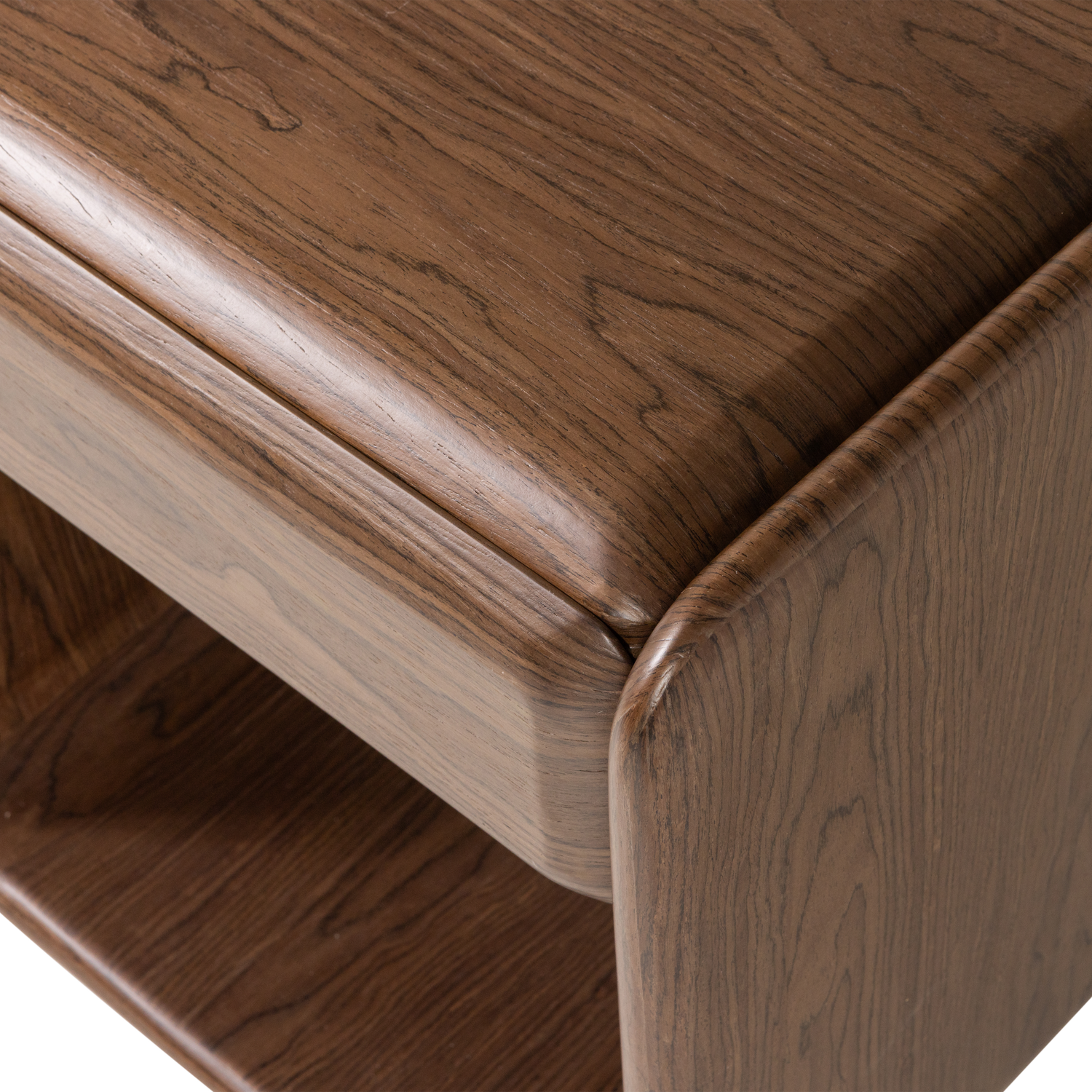 ELURA KOMMODE NACHTTISCH 1 SCHUBLAD HOLZ FURNIER BRAUN 377763-B – Bild 9