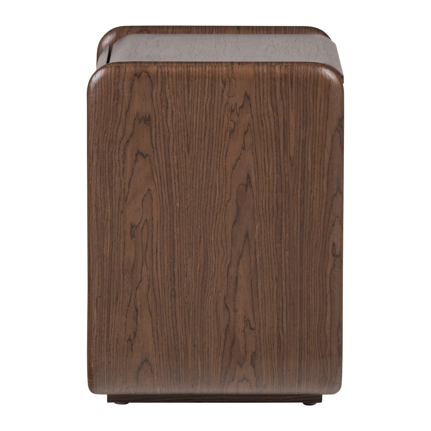 ELURA KOMMODE NACHTTISCH 1 SCHUBLAD HOLZ FURNIER BRAUN 377763-B – Bild 6