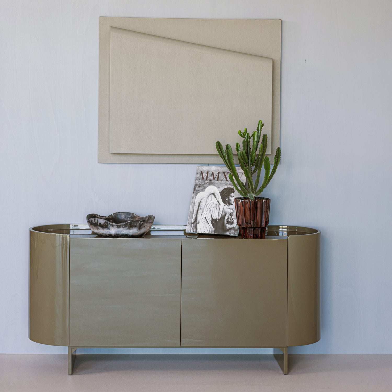 LIORA TV-MOBEL KOMMODE HOLZ HOCHGLANZ GRUN [fsc] 377771-G – Bild 3