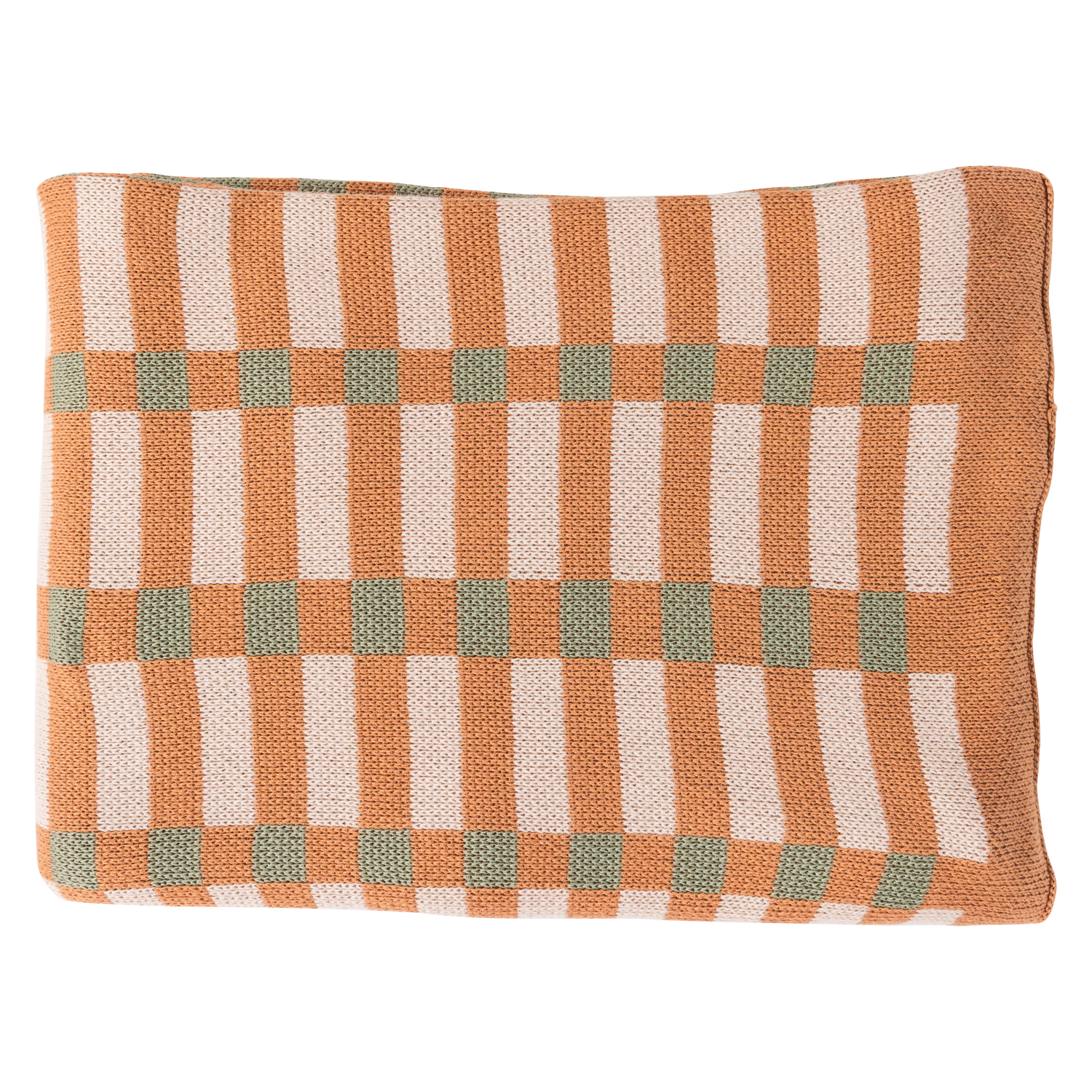 VOLA PLAID GRUN ORANJE 377782-G – Bild 3