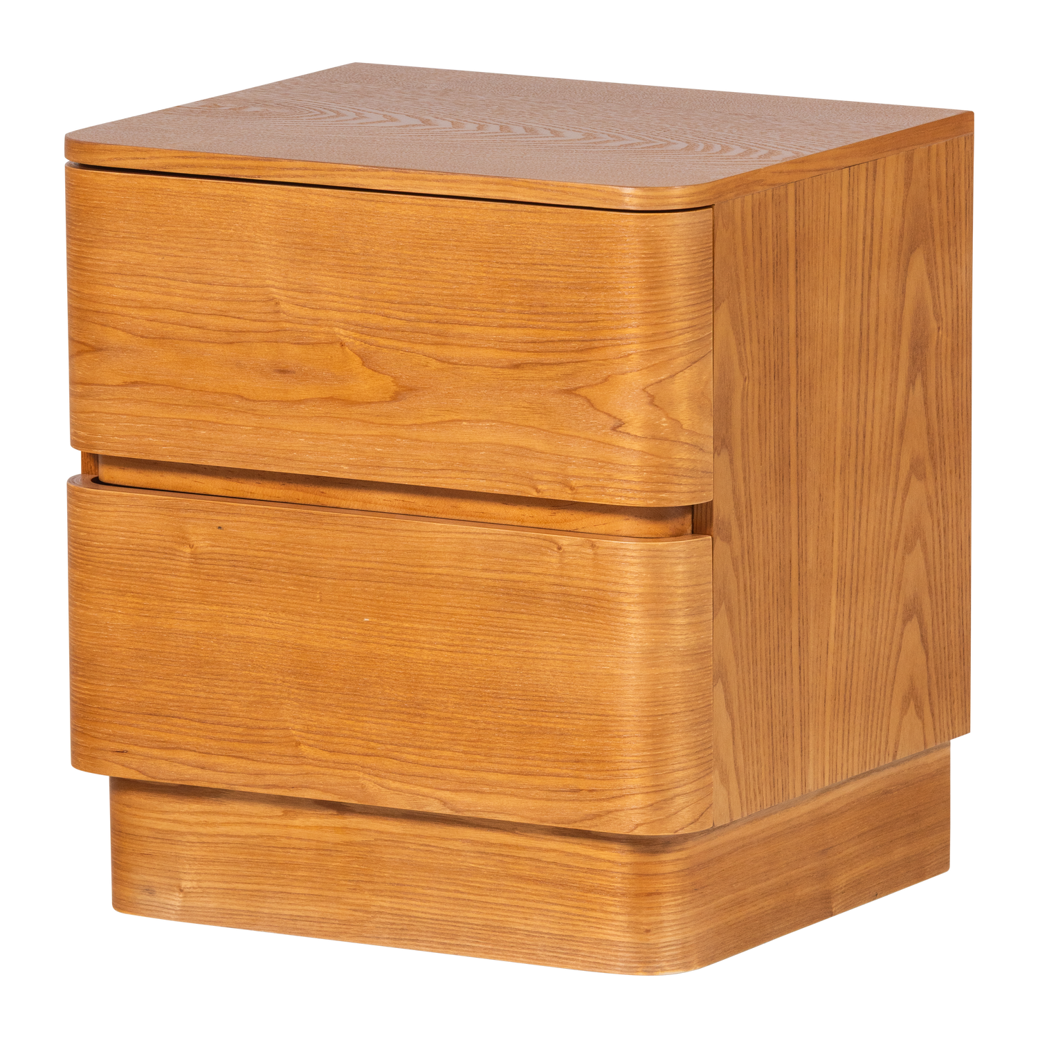 FEJO KOMMODE NACHTTISCH 2 SCHUBLADEN MDF BRAUN [fsc] 377787-B