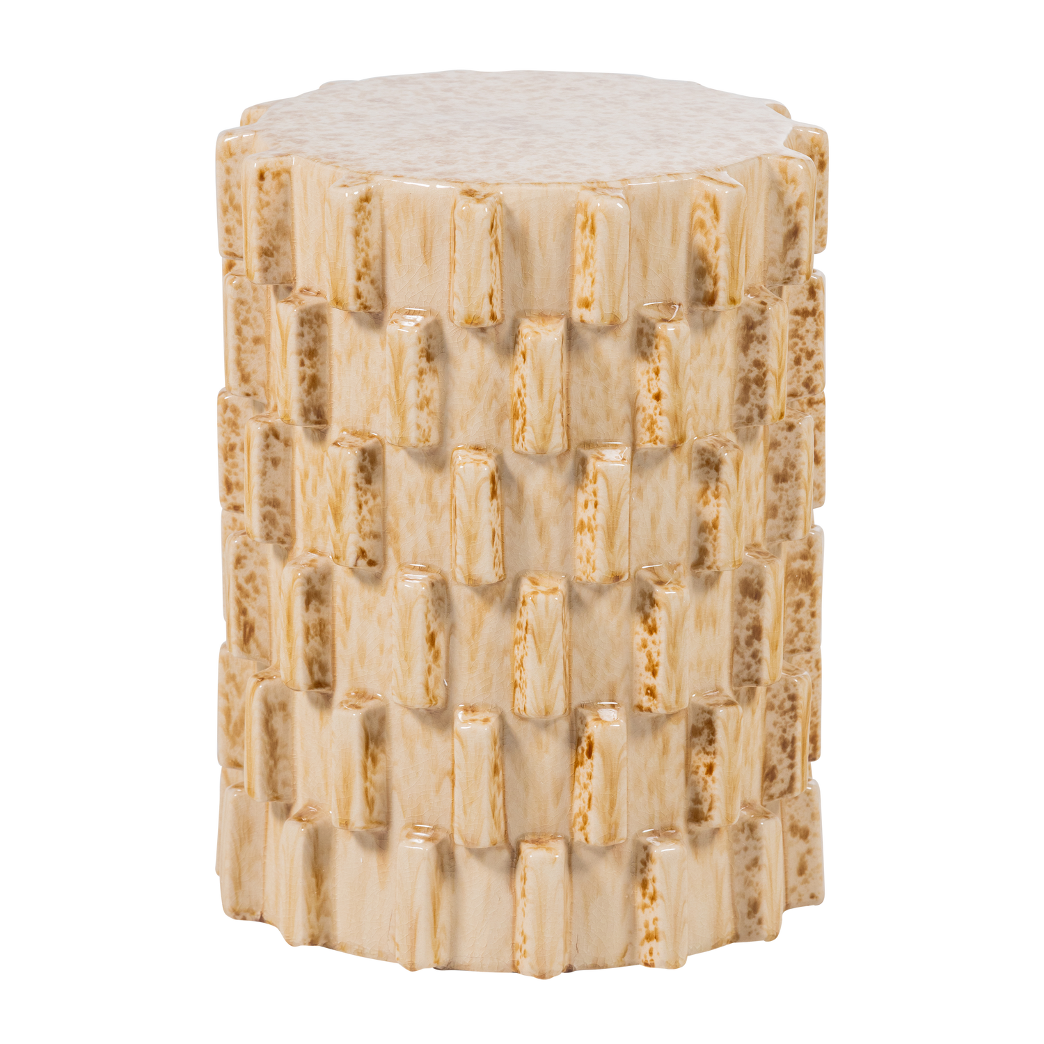 AXU DEKORATIVER BEISTELLTISCH O35X45 CM KERAMIK SAND 377792-Z