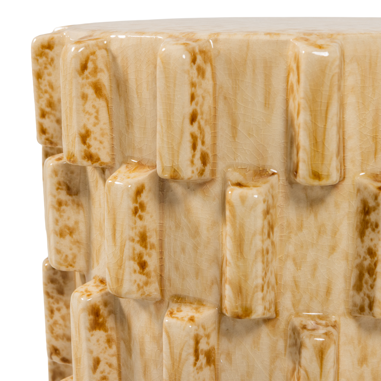 AXU DEKORATIVER BEISTELLTISCH O35X45 CM KERAMIK SAND 377792-Z – Bild 5