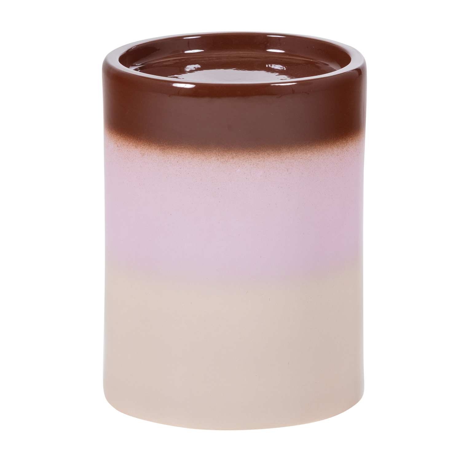 OLLO DEKORATIVER BEISTELLTISCH O35X44 CM KERAMIK ROSA BRAUN 377794-P