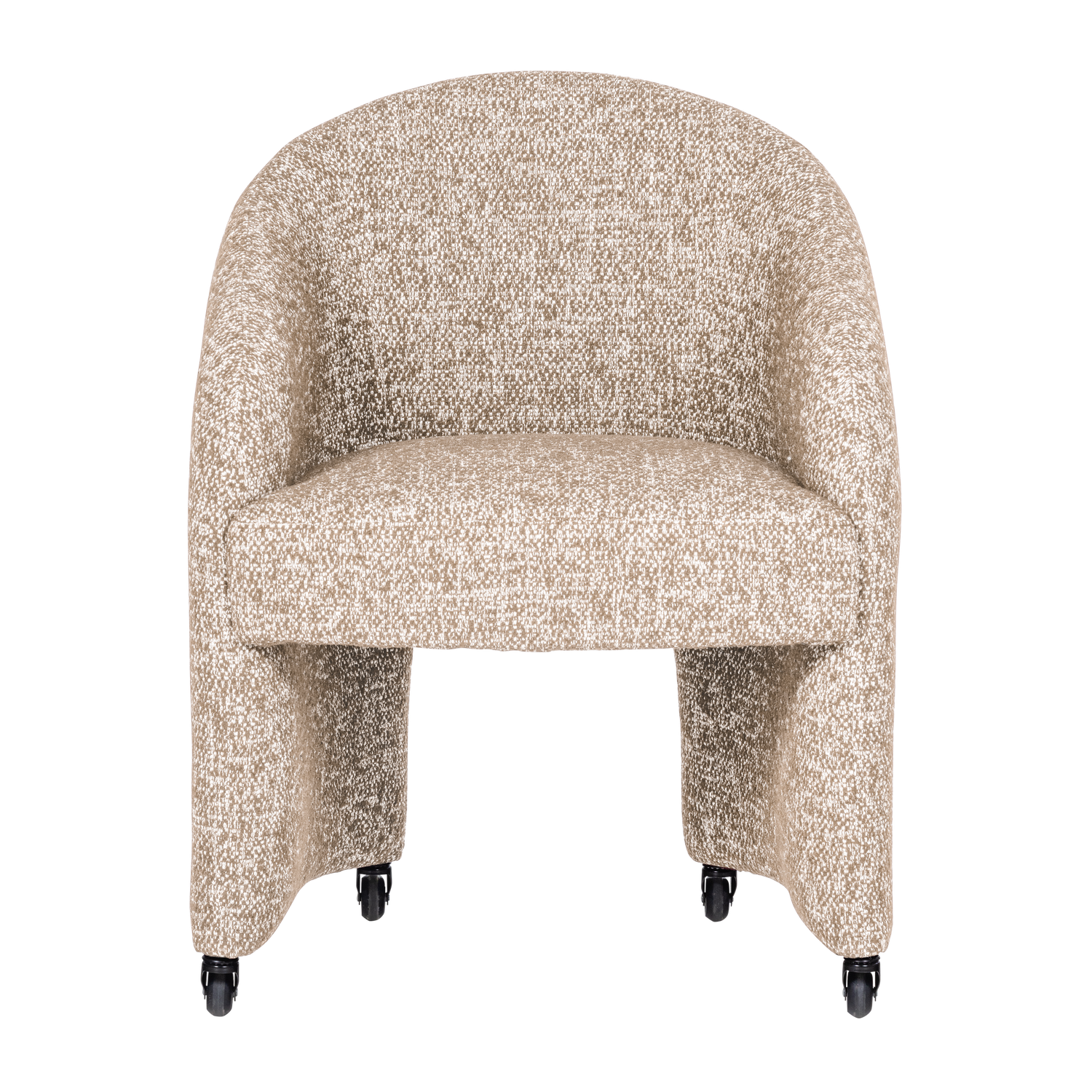 CORDO ESSZIMMERSTUHL MIT RADERN NATUR MELANGE [fsc] 377800-N – Bild 3