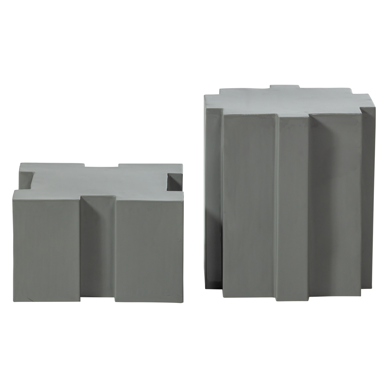 JASMIR SIDE TABLES METALL GRAU - SET VON 2 377808-G – Bild 4