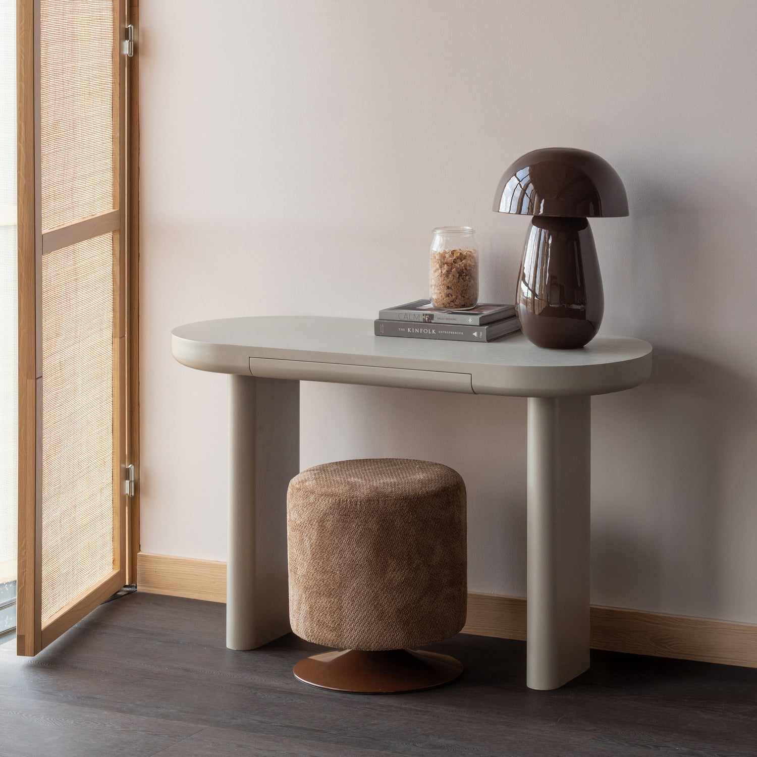 ISLEN HOCKER WITH DREHFUSS BOUCLE BRAUN 377830-B – Bild 3