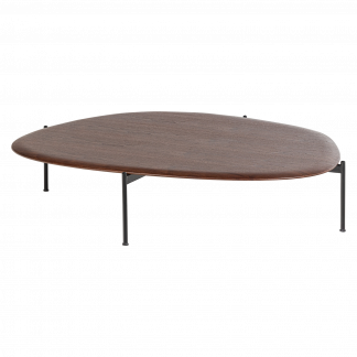 KOTA COUCHTISCH 26X121X79 CM MDF FURNIER BRAUN 377831-B