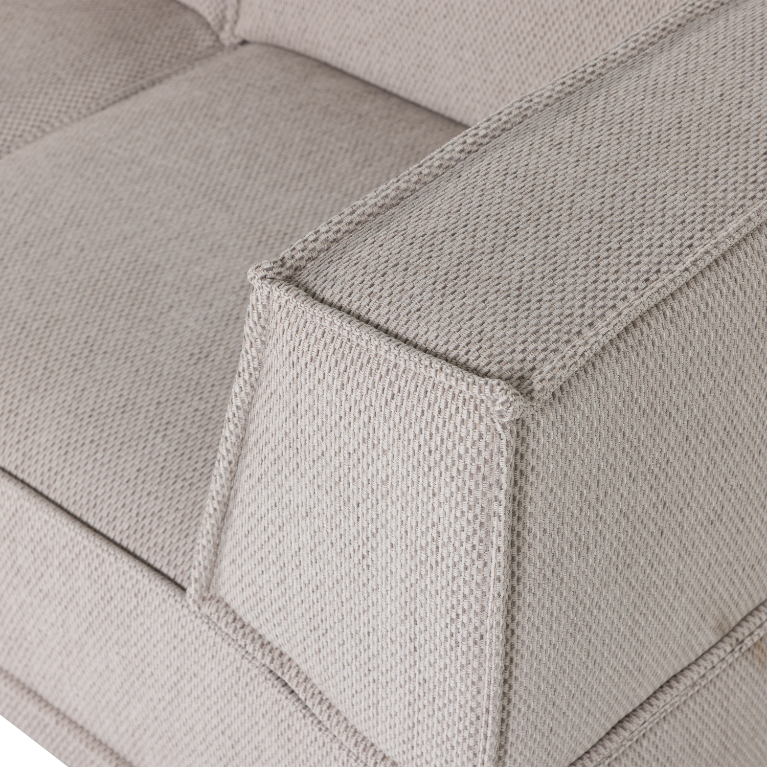 MANU CHAISE LONGUE SOFA LINKS GROB CHENILLE NATUR [fsc] 377860-CN – Bild 6