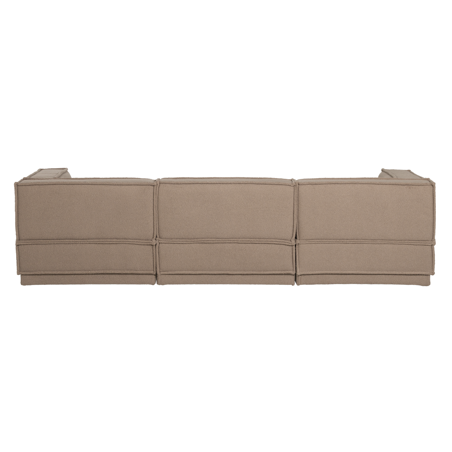 MANU CHAISE LONGUE SOFA LINKS TEDDY TAUPE [fsc] 377860-TT – Bild 4