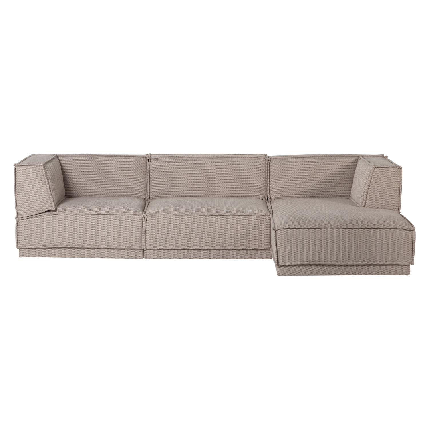 MANU CHAISE LONGUE SOFA RECHTS GROB CHENILLE NATUR [fsc] 377861-CN – Bild 4