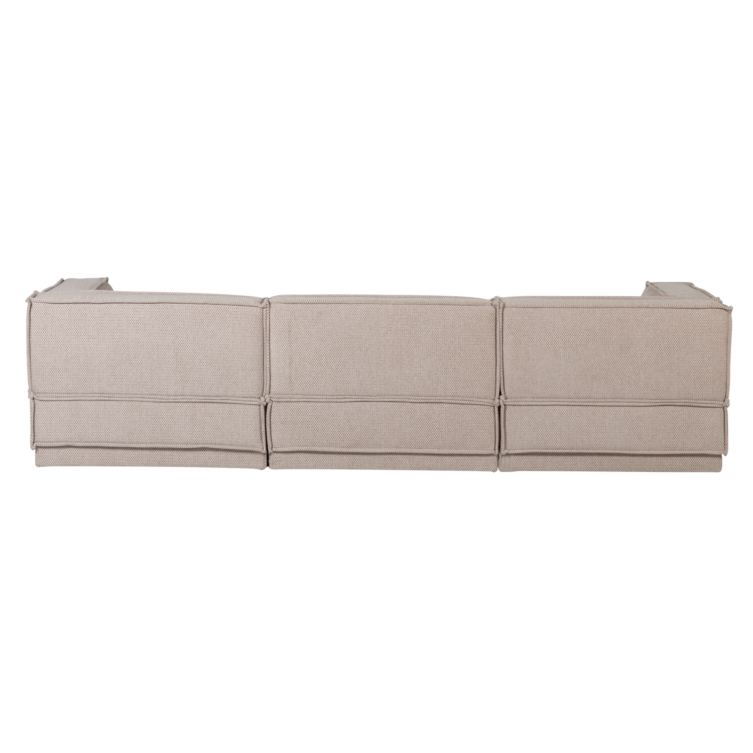 MANU CHAISE LONGUE SOFA RECHTS GROB CHENILLE NATUR [fsc] 377861-CN – Bild 6