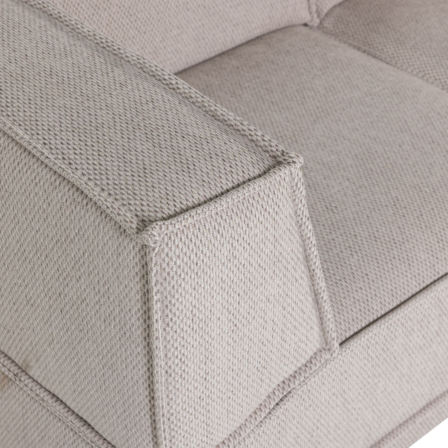 MANU CHAISE LONGUE SOFA RECHTS GROB CHENILLE NATUR [fsc] 377861-CN – Bild 7