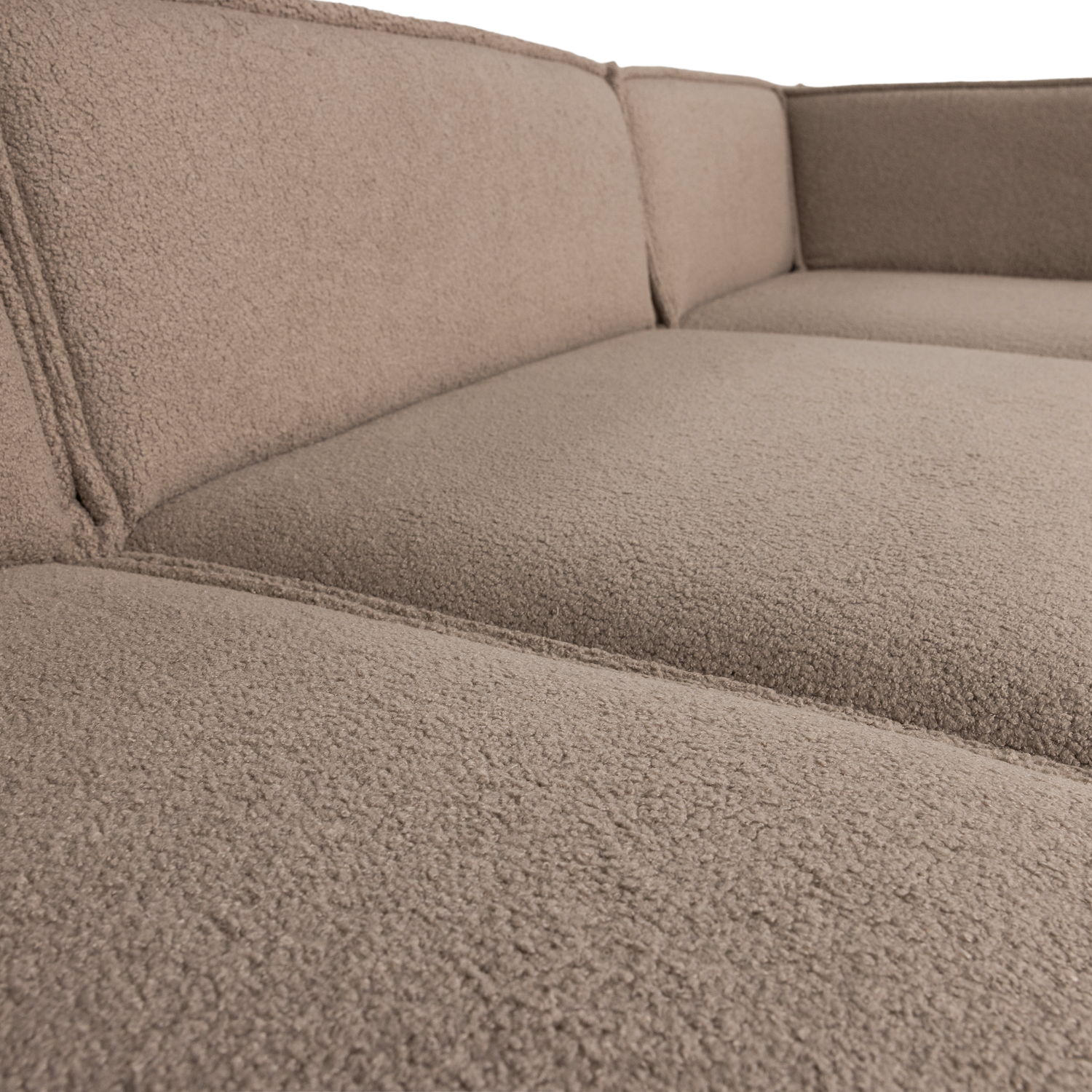 MANU CHAISE LONGUE SOFA RECHTS TEDDY TAUPE [fsc] 377861-TT – Bild 6