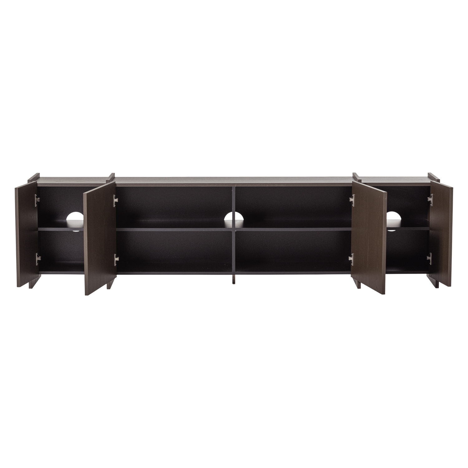 BROCK TV-MOBEL 200 CM ASCHE FURNIER MITTELBRAUN [fsc] 377891-MI – Bild 6